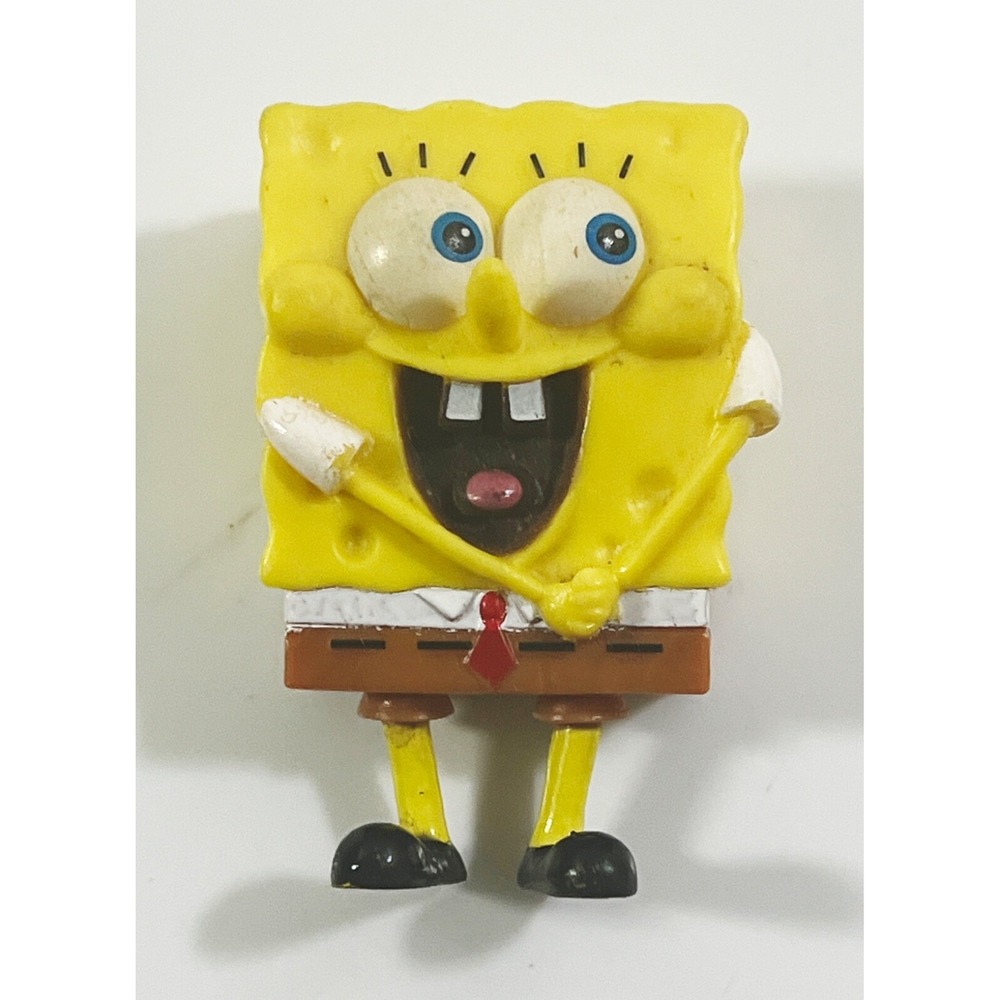 Spongebob Squarepants Nickelodeon Plastic Toy Figure Cake Topper or Display